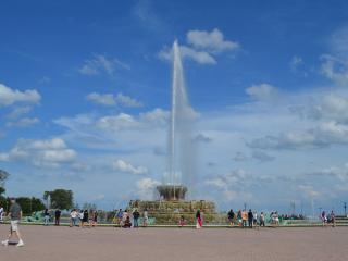 illinois, chicago, buckingham fountain